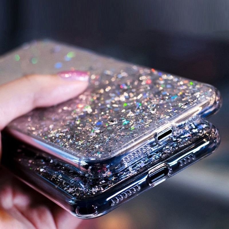 glitter-luxury-soft-phone-case-for-huawei - ShieldSleek
