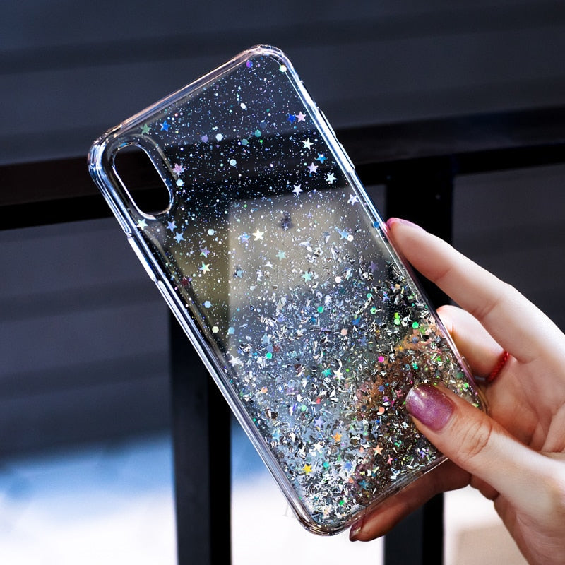 glitter-luxury-soft-phone-case-for-huawei - ShieldSleek