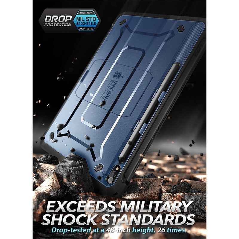 Samsung Galaxy Tab S7 Pro Heavy Duty Full-Body Rugged Case - ShieldSleek