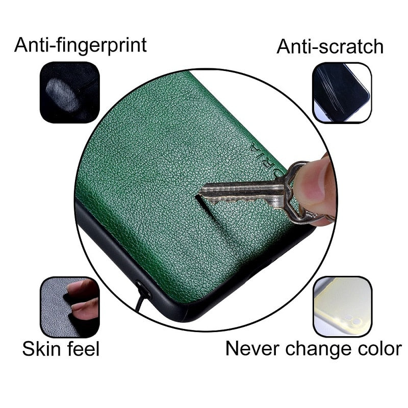 Huawei P30 Pro PU leather Business Style Case Cover - ShieldSleek