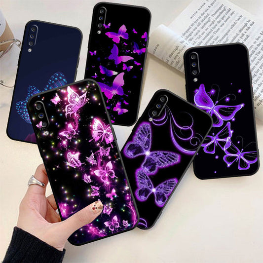 Purple Butterfly Phone Case For Samsung Galaxy - ShieldSleek