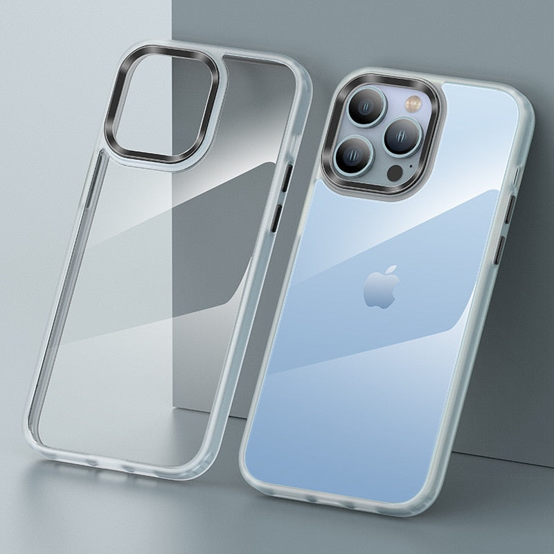 Shockproof Armor Luxury Metal Phone Case for iPhone - ShieldSleek