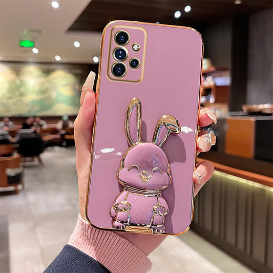 Rabbit Stand Phone Case For Samsung Galaxy Silicon Cover - ShieldSleek