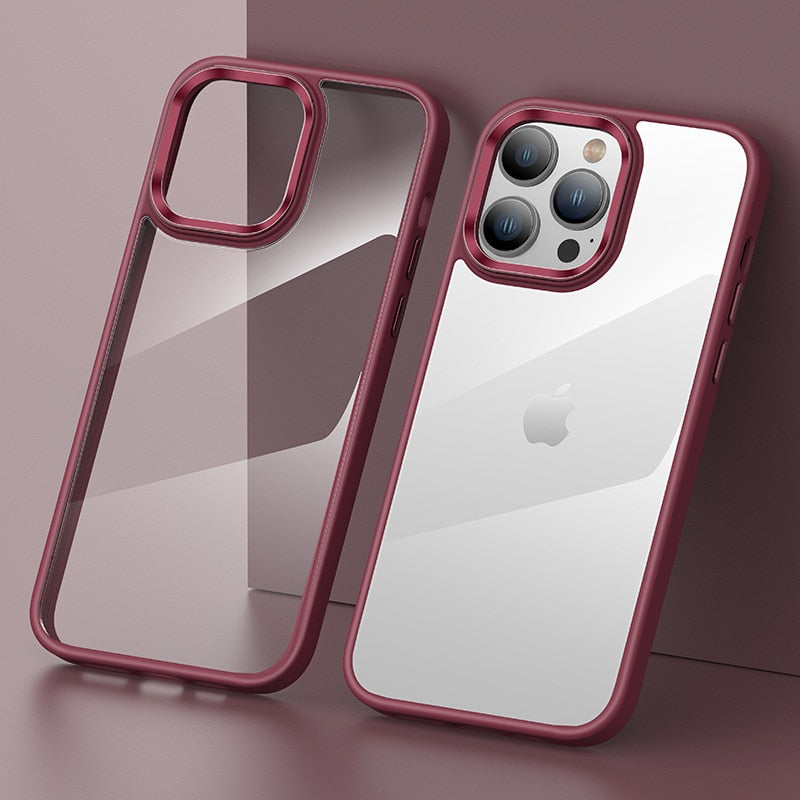 Shockproof Armor Luxury Metal Phone Case for iPhone - ShieldSleek