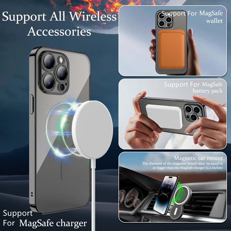 Luxury Magnetic Case For Wireless Charging For iPhone - ShieldSleek