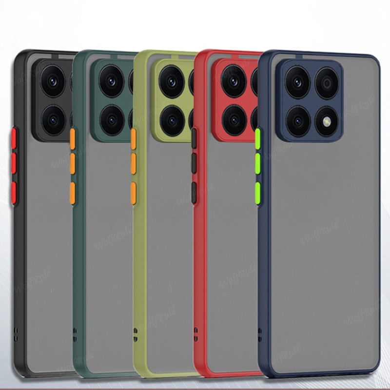 Honor X8A Case Shockproof Phone Back Bumper Matte Translucent - ShieldSleek