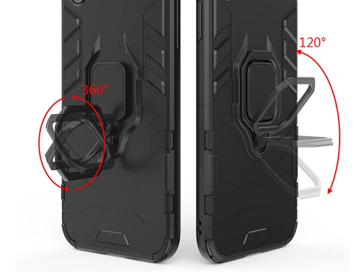 Huawei Nova 9 SE Case Cover Shockproof PC Holder Magnetic Armor Case - ShieldSleek