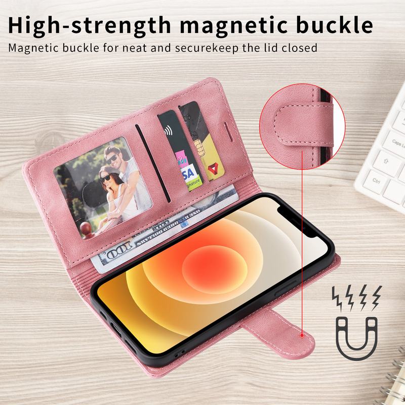 Huawei P Smart Case Leather Flip Wallet Cover - ShieldSleek