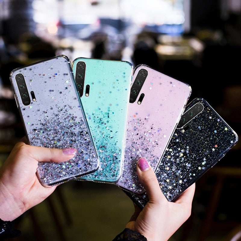 glitter-luxury-soft-phone-case-for-huawei - ShieldSleek