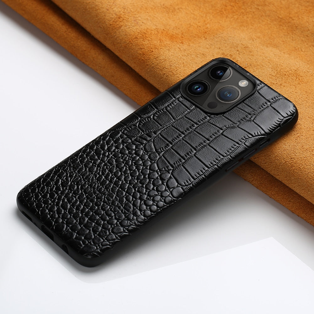 Genuine leather-phone-cases-for-iphone - ShieldSleek